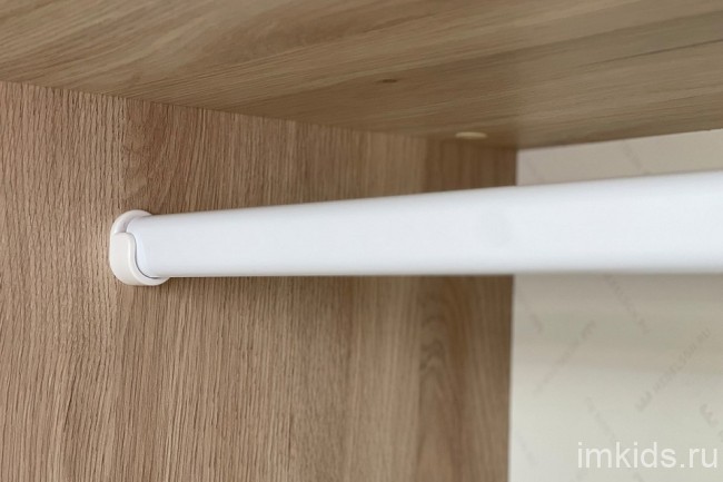 Шкаф платяной Лайк 04.01 (дуб мария дуб мария, фуксия  800x550x2100)