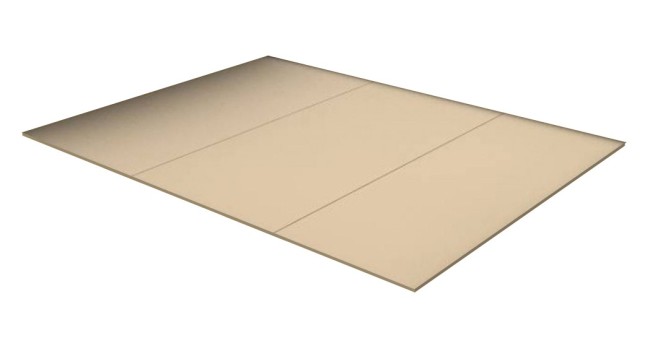 Кровать с настилом ДСП Дели 160х200, дуб сонома/шоколад