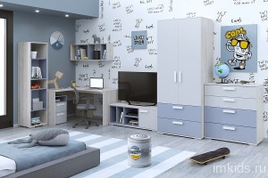 Готовая детская комната "Румика скай" комплект 1
