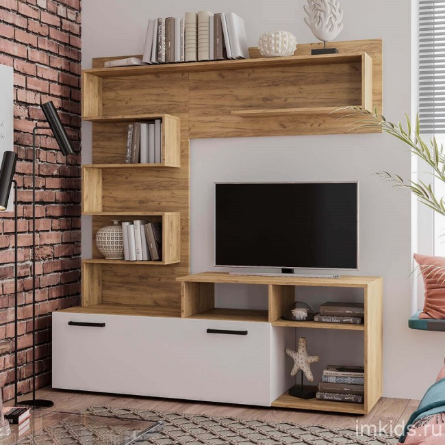 Стенка в гостиную Евро, крафт