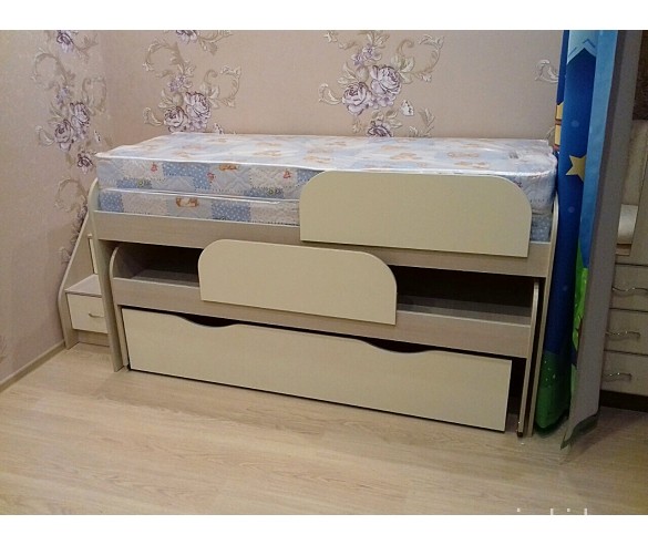 Двухярусная выкатная кровать Фанки 8