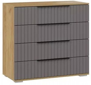 Комод Хилтон (дуб крафт золотой графит  920x414x842)