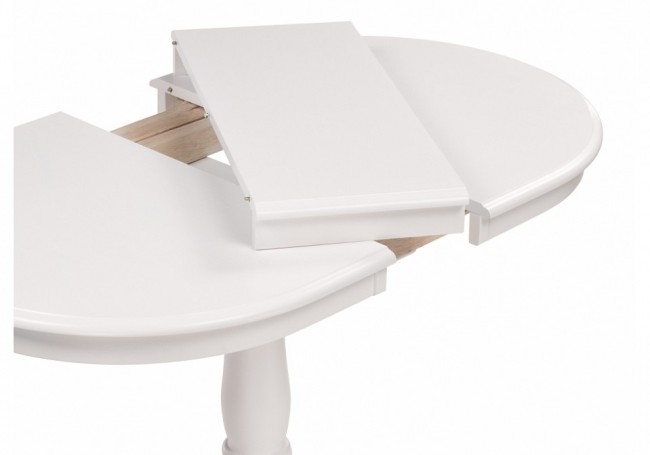 Стол обеденный Moena (белый Butter White   1000, 1290x1000x760)