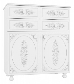 Тумба Ассоль АС-18 (белое дерево белое дерево  800х434х900)