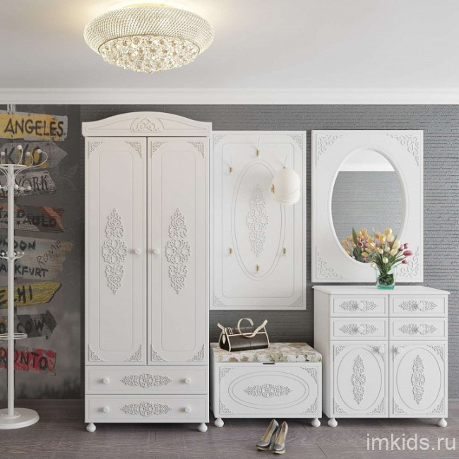 Тумба Ассоль АС-18 (белое дерево белое дерево  800х434х900)