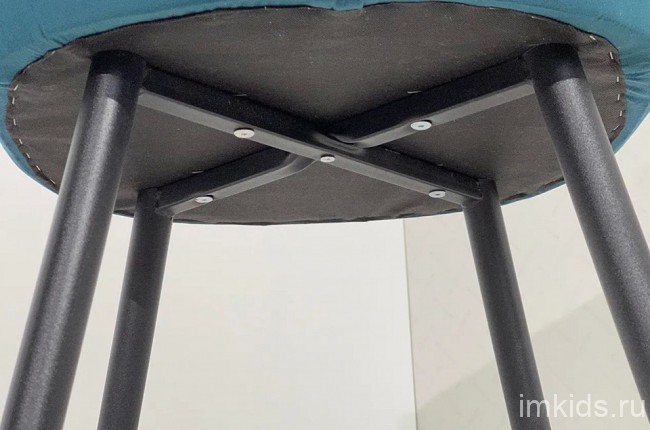 Стул Ричард (черный  зеленый 530x575x865)