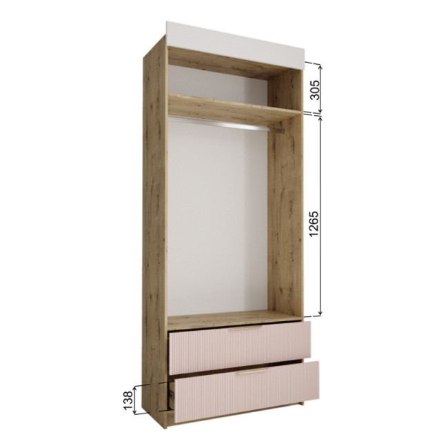 Шкаф с ящиками Лавис ШД 900.1