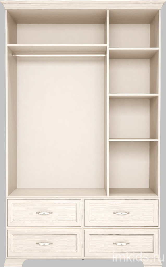 Шкаф для одежды 3-х дверный с ящиками Венеция 01