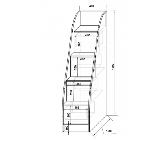 Тумба лестница 
