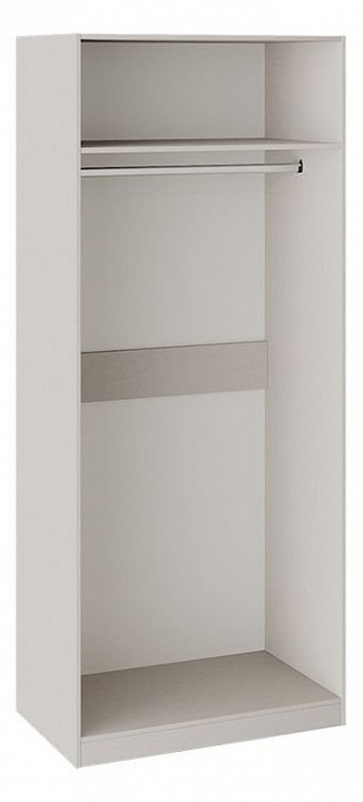 Шкаф платяной Сабрина с опорой СМ-307.07.221-01L (кашемир зеркальный, кашемир  897x457x2171)