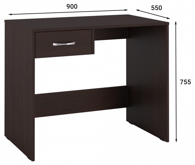 Стол письменный Эконом Стандарт С-234 (венге венге  900x550x755)