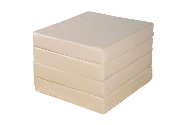 Мат № 11 (100 х 100 х 10) складной 4 сложения "KMSsport" бежевый Мат № 11 (100 х 100 х 10) складной 4 сложения "KMSsport" бежевый