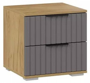 Тумбочка Хилтон (дуб крафт золотой графит  460x414x450)