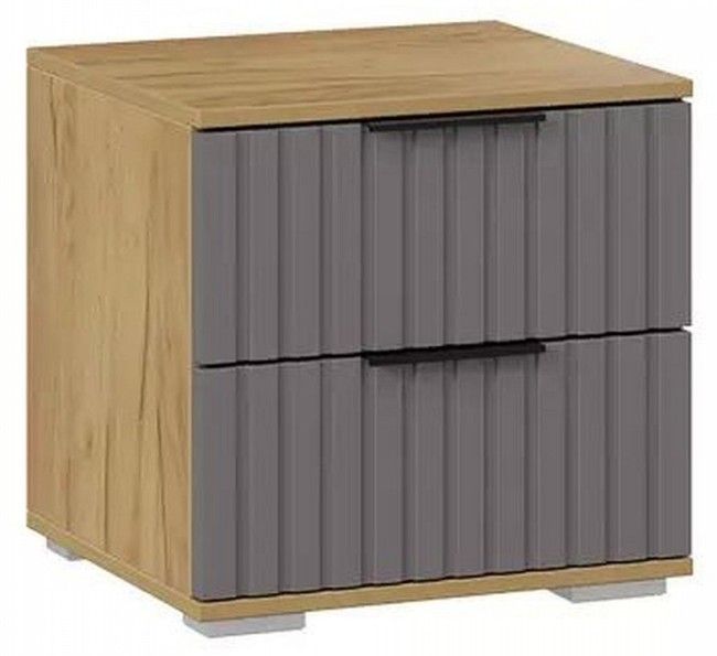Тумбочка Хилтон (дуб крафт золотой графит  460x414x450)