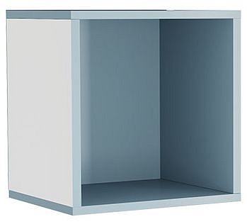 Полка Лайк 47 (белый, индиго   330x210x330)