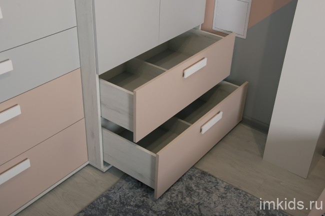 Детская комната "Румика пинк" комплект 1