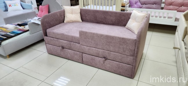 Кровать "Оптима", спальное место 160х80, ткань Джоя 633