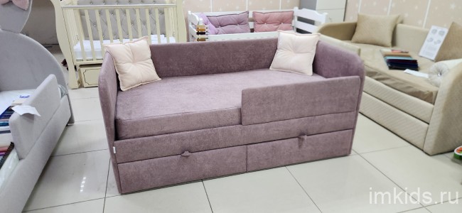 Кровать "Оптима", спальное место 160х80, ткань Джоя 633