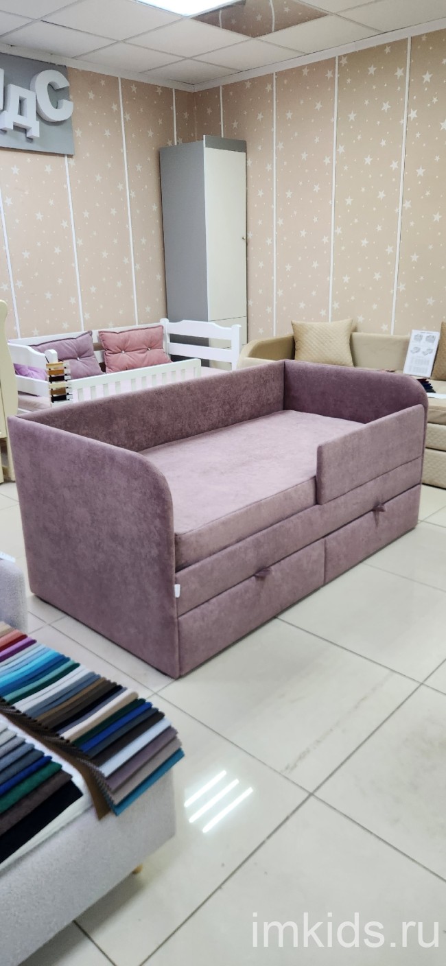 Кровать "Оптима", спальное место 160х80, ткань Джоя 633