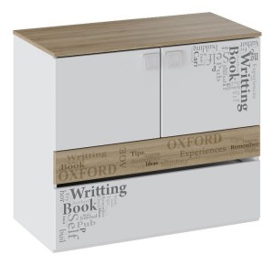 Тумба Оксфорд ТД-139.04.01 (белый, ривьера белый  880x450x758)