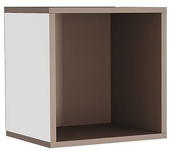 Полка Лайк 47 (белый, какао   330x210x330)