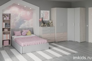 Готовая комната "Румика пинк" комплект 2