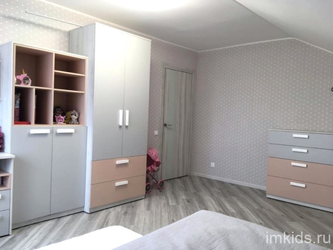 Готовая комната "Румика пинк" комплект 2