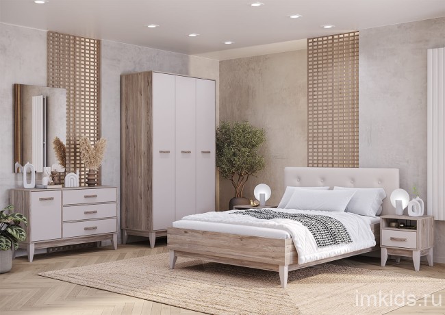 Кровать 160х200 с проложками Скандика