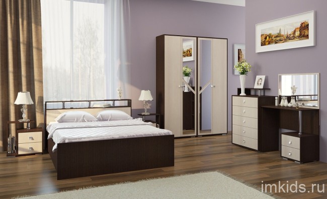 Тумбы прикроватные с ящиками Саломея БТ-1