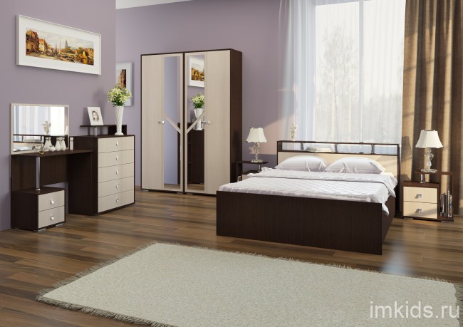 Тумбы прикроватные с ящиками Саломея БТ-1