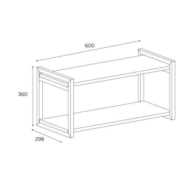 Полка открытая Стич 600