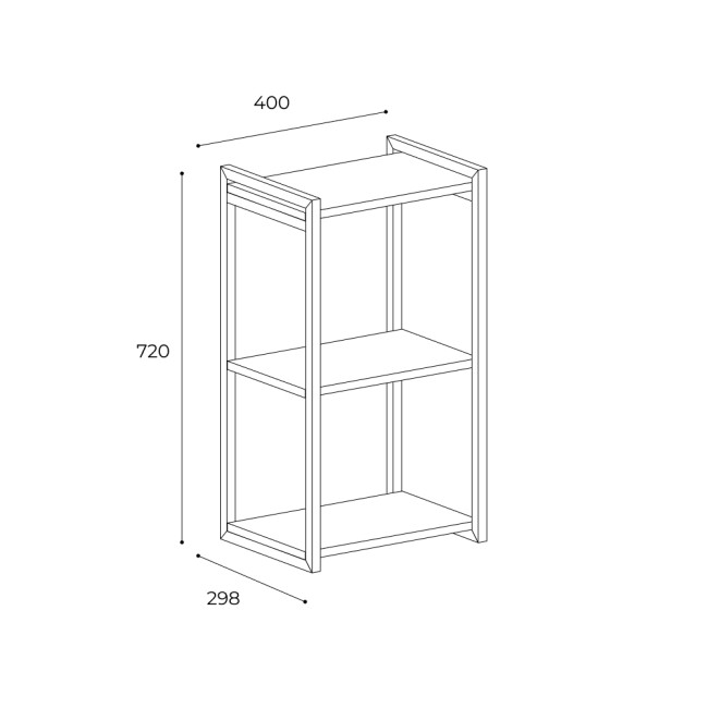 Полка открытая Лило 400