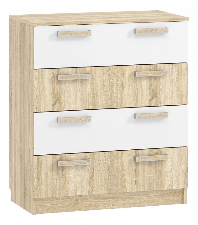 Комод Фанк НМ 013.71-01 М (дуб сонома белый, дуб сонома  802x414x928)