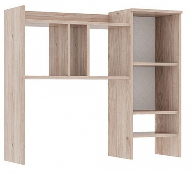 Надстройка Зоо (дуб мария белый с цветным рисунком  1193x290x1007)