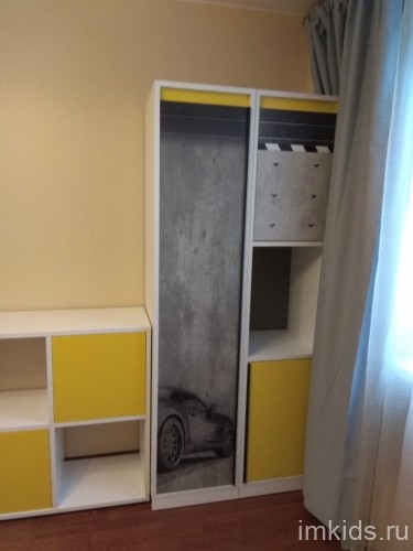 "Колледж" шкаф-пенал 2-х дверный П1