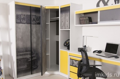 "Колледж" шкаф-пенал 2-х дверный П1