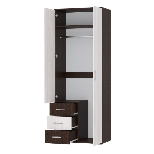 Гостиная модульная Белла, венге/ясень белый. Комплект 1 Гостиная модульная Белла, венге/ясень белый. Комплект 1