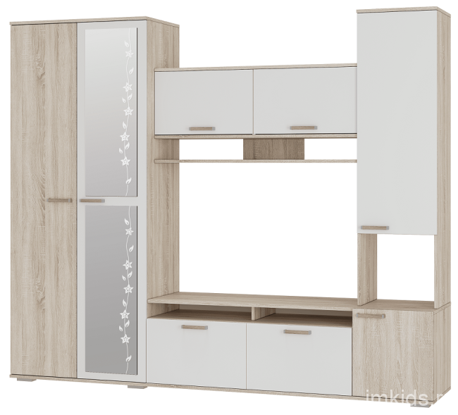 Гостиная Лукас Сонома/белый Гостиная Лукас Сонома/белый