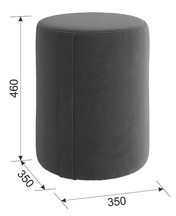 Пуф Рони 2 (  кремовый 350x460)