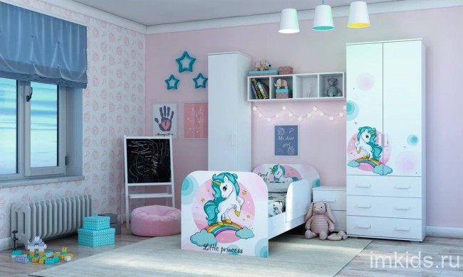 Шкаф для одежды 2-х створчатый Тойс Little Pony