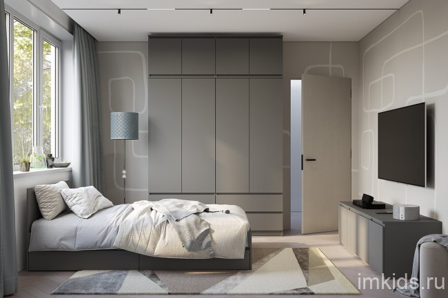 Тумба под телевизор Симпл ТБ-19, графит