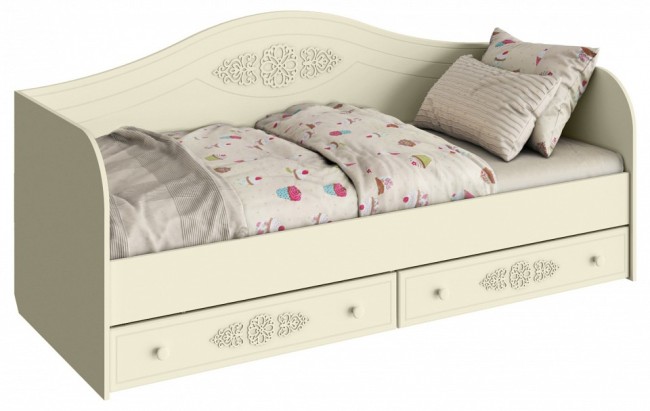 Кровать Ассоль плюс АС-10 (ваниль ваниль  2038х855х950)