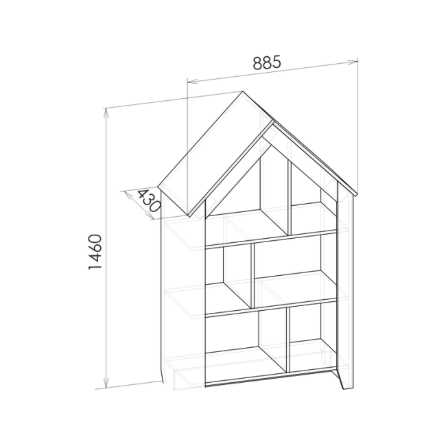 НОРДИК Стеллаж Ст1
