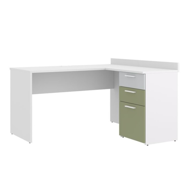 ФЛОРА Стол письменный угловой с ящиками