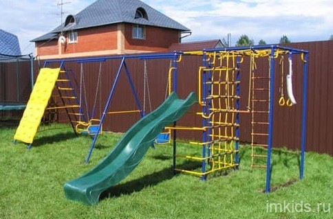VERESK Уличный детский комплекс "Радуга Плюс" с 2мя качелями VERESK Уличный детский комплекс "Радуга Плюс" с 2мя качелями