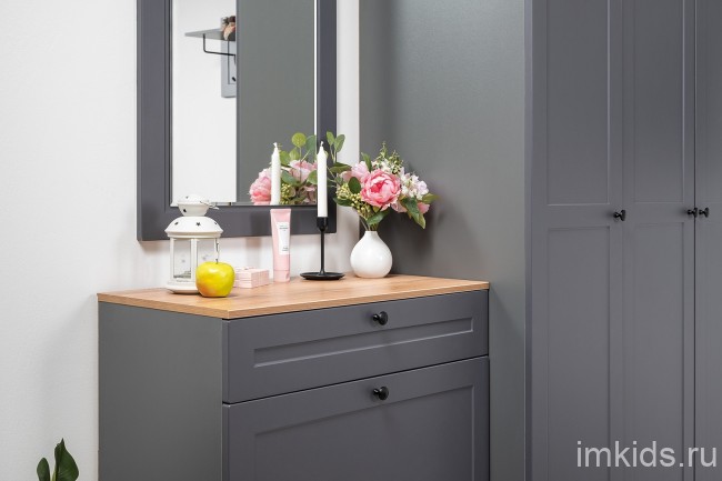 Тумба для обуви Остин 16.121, Графит