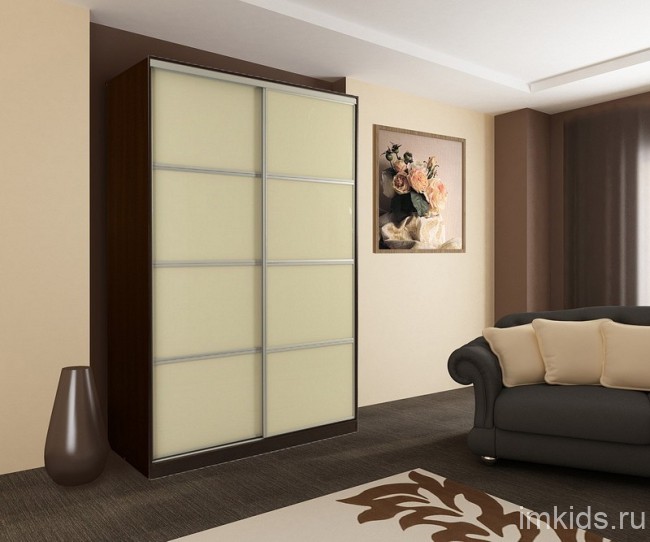 Шкаф-купе Рио 2-600 (венге крем  1200х604х2305)