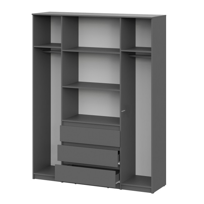 Шкаф для одежды и белья Денвер, графит