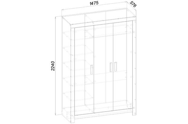 КЕМПТЕН Шкаф Ш3