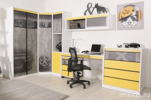 "Колледж" шкаф угловой Ш3